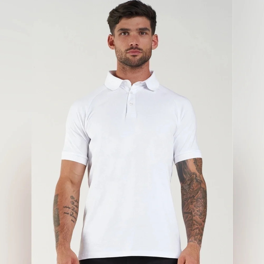 Icon Amsterdam Button Polo Muscle Fit